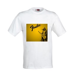 T-shirt Cotone bianco con stampa digitale