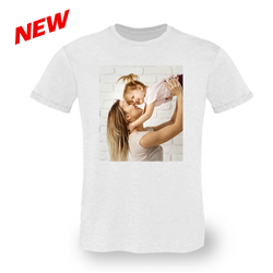 T-Shirt Bianca Cotone Fiammato